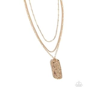 Paparazzi Gold Necklace Collection Spellbound Story - Purple Necklace - Fashion
